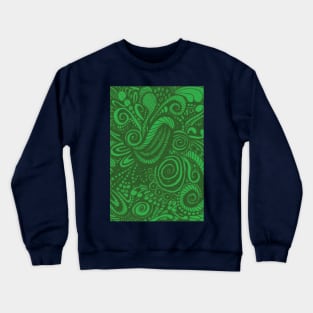 Emerald Green Chaos Crewneck Sweatshirt